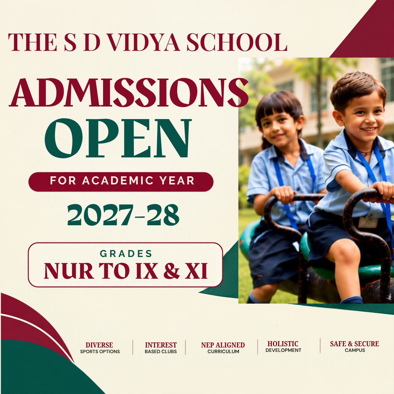 Admissions open for the new session